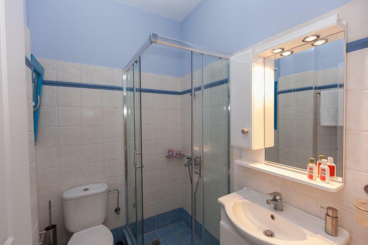 Just Blue With Amazing Sea Views In Piso Livadi Βίλα Εξωτερικό φωτογραφία