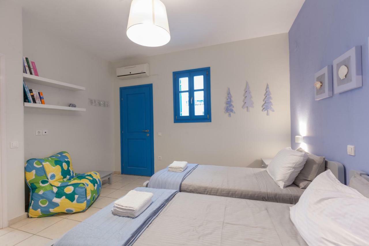 Just Blue With Amazing Sea Views In Piso Livadi Βίλα Εξωτερικό φωτογραφία