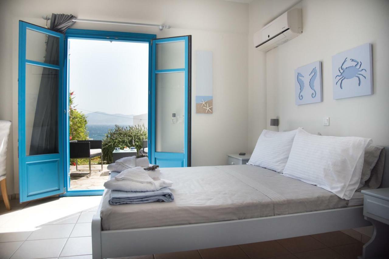 Just Blue With Amazing Sea Views In Piso Livadi Βίλα Εξωτερικό φωτογραφία
