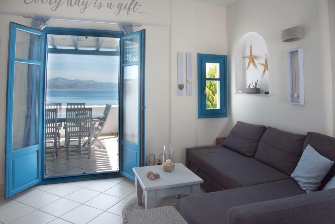 Just Blue With Amazing Sea Views In Piso Livadi Βίλα Εξωτερικό φωτογραφία