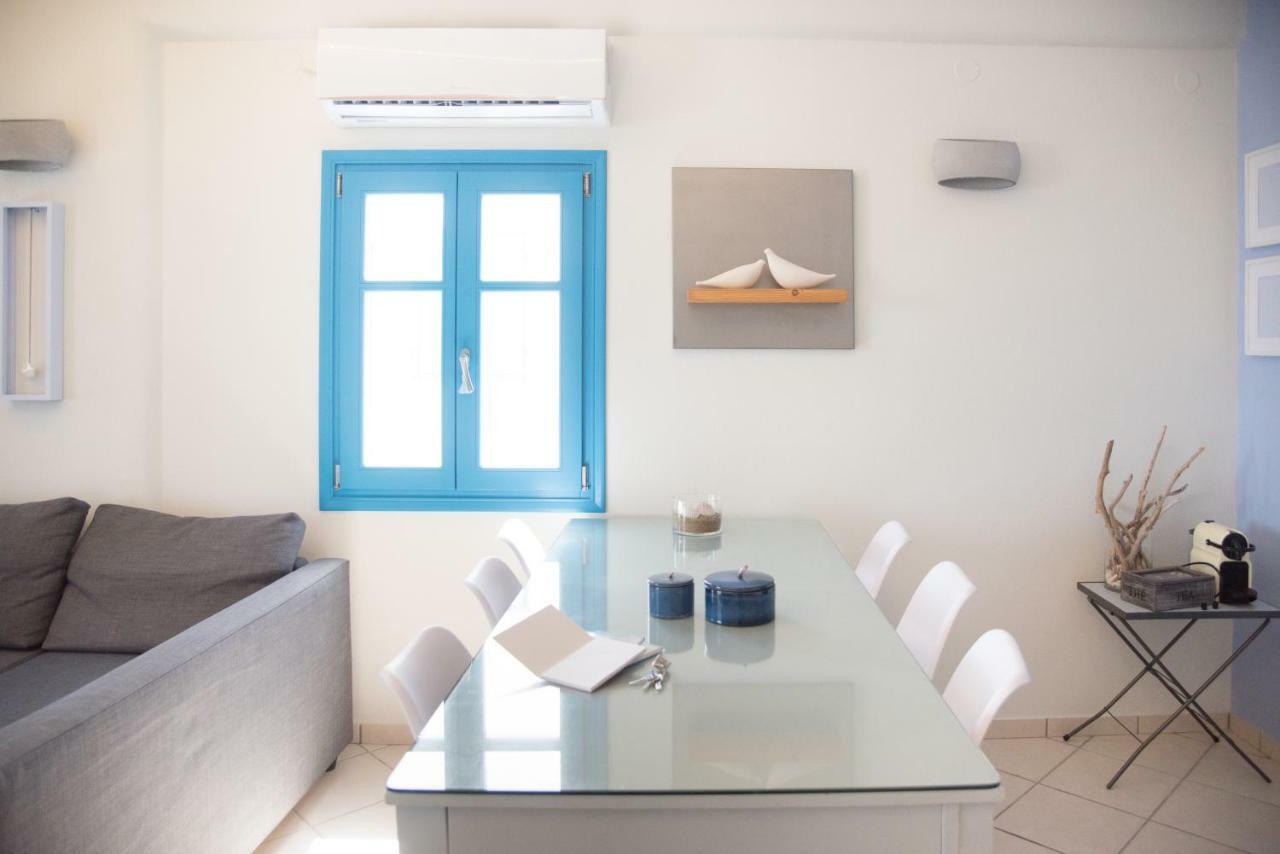 Just Blue With Amazing Sea Views In Piso Livadi Βίλα Εξωτερικό φωτογραφία